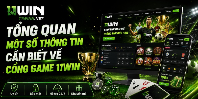 11WIN WNYM - Thiên Đường Giải Trí Đỉnh Cao Mùa World Cup 2026 2 Tổng quan một số thông tin cần biết về cổng game 11WIN